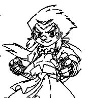coloriage beyblade kevin portrait